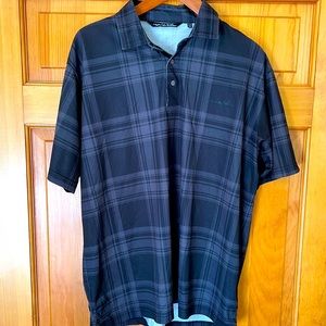 Travis Mathew XL black short sleeve golf polo.